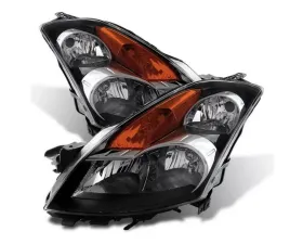 Xtune Black Crystal Headlights Nissan Altima 2007-2009
