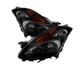 Xtune Black Smoked OEM Style Headlights Nissan Altima 2007-2009