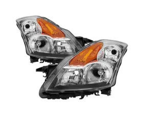 Xtune Chrome Crystal Headlights Nissan Altima 2007-2009