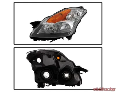 Xtune Chrome Crystal Headlights Nissan Altima 2007-2009 - HD-JH-NA07-AM-C