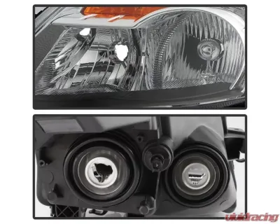 Xtune Chrome Crystal Headlights Nissan Altima 2007-2009 - HD-JH-NA07-AM-C