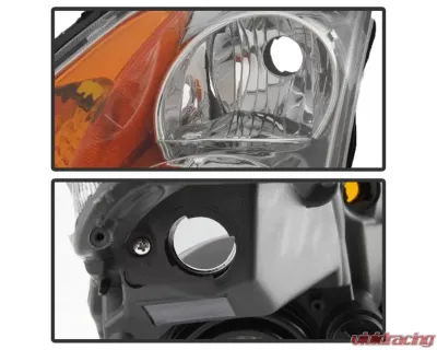 Xtune Chrome Crystal Headlights Nissan Altima 2007-2009 - HD-JH-NA07-AM-C