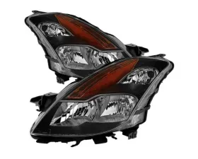 Xtune Black OEM Headlights Nissan Altima Coupe 2008-2009
