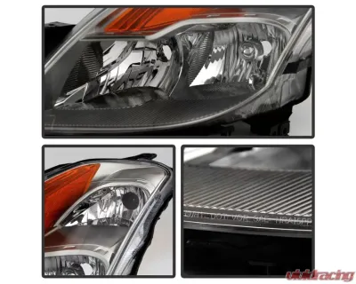 Xtune Chrome OEM Headlights Nissan Altima Coupe 2008-2009 - HD-JH-NA08-2D-C