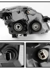 Xtune Chrome OEM Headlights Nissan Altima Coupe 2008-2009                                     - HD-JH-NA08-2D-C - Image 3