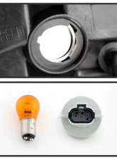 Xtune Black OEM Style Headlights Nissan Rogue 2008-2013                                     - HD-JH-NROG08-AM-BK - Image 6