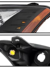 Xtune Black OEM Style Headlights Nissan Sentra 2010-2012                                     - HD-JH-NS10-AM-BK - Image 5