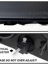 Xtune Black OEM Style Headlights Nissan Sentra 2010-2012                                     - HD-JH-NS10-AM-BK - Image 6