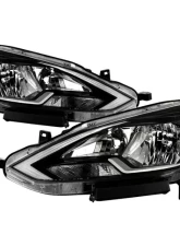 Xtune Chrome OE Halogen Headlight Nissan Sentra 2016-2018                                     - HD-JH-NS16-OE-C - Image 8