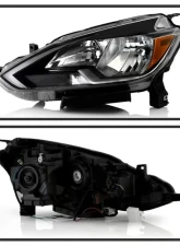 Xtune Chrome OE Halogen Headlight Nissan Sentra 2016-2018                                     - HD-JH-NS16-OE-C - Image 2