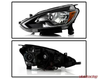 Xtune Chrome OE Halogen Headlight Nissan Sentra 2016-2018 - HD-JH-NS16-OE-C