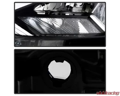 Xtune Chrome OE Halogen Headlight Nissan Sentra 2016-2018 - HD-JH-NS16-OE-C