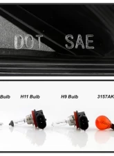 Xtune Chrome OE Halogen Headlight Nissan Sentra 2016-2018                                     - HD-JH-NS16-OE-C - Image 7