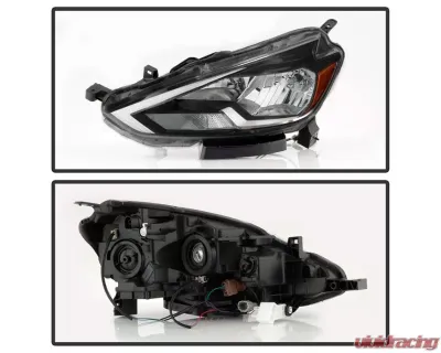 Xtune OE Left Driver Side Halogen Headlight Nissan Sentra 2016-2018 - HD-JH-NS16-OE-L