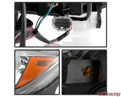 Xtune OE Left Driver Side Halogen Headlight Nissan Sentra 2016-2018 - HD-JH-NS16-OE-L