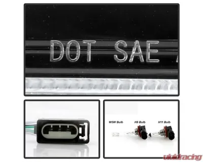 Xtune OE Left Driver Side Halogen Headlight Nissan Versa 2020-2021 - HD-JH-NV20-OE-L