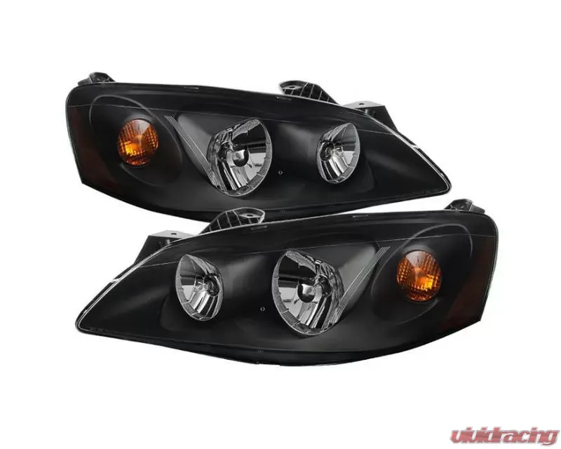 Xtune Black Crystal Headlights Pontiac G6 2005-2010 | HD-JH