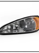 Xtune Chrome Crystal Headlights Pontiac Grand Am 1999-2005                                     - HD-JH-PGAM99-AM-C - Image 2