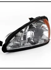 Xtune Chrome Crystal Headlights Pontiac Grand Am 1999-2005                                     - HD-JH-PGAM99-AM-C - Image 3