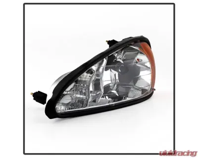 Xtune Chrome Crystal Headlights Pontiac Grand Am 1999-2005 - HD-JH-PGAM99-AM-C