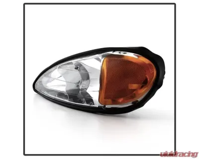 Xtune Chrome Crystal Headlights Pontiac Grand Am 1999-2005 - HD-JH-PGAM99-AM-C