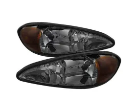 Xtune Smoke Crystal Headlights Pontiac Grand Am 1999-2005