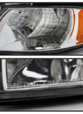 Xtune Chrome Crystal Headlights W/ Amber Corner Lights Pontiac Grand Prix 1997-2003                                     - HD-JH-PGPRIX-SET-AM-C - Image 6