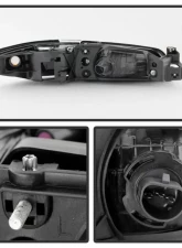 Xtune Chrome Crystal Headlights W/ Amber Corner Lights Pontiac Grand Prix 1997-2003                                     - HD-JH-PGPRIX-SET-AM-C - Image 7