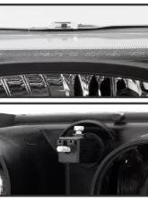 Xtune Akkon Black OEM Style Headlights Saturn ION Sedan 2003-2007                                     - HD-JH-SAION-4D-BK - Image 3