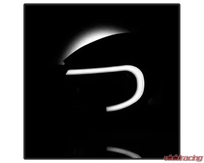 Xtune Black Headlights With Light Tube DRL Subaru Impreza | Outback Sport | WRX 2002-2003 - HD-JH-SI02-LB-BK