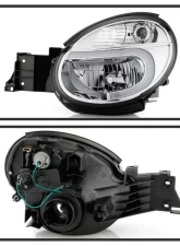 Xtune Chrome Headlights With Light Tube DRL Subaru Impreza | Outback Sport | WRX 2002-2003                                     - HD-JH-SI02-LB-C - Image 2