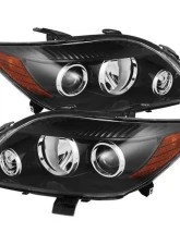 Xtune Black Crystal Headlights Scion tC 2008-2010                                     - HD-JH-STC08-AM-BK - Image 9