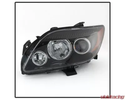 Xtune Black Crystal Headlights Scion tC 2008-2010 - HD-JH-STC08-AM-BK