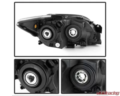 Xtune Black Crystal Headlights Scion tC 2008-2010 - HD-JH-STC08-AM-BK