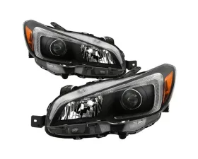 Xtune Black OEM Style Headlights Subaru WRX 2015-2019