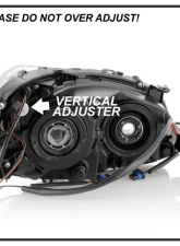 Xtune Black OEM Style Headlights Subaru WRX 2015-2019                                     - HD-JH-SWRX15-AM-BK - Image 5