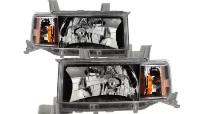 Xtune Black OEM Style Headlights Scion xB 2004-2006                                     - HD-JH-SXB04-AM-BK - Image 4