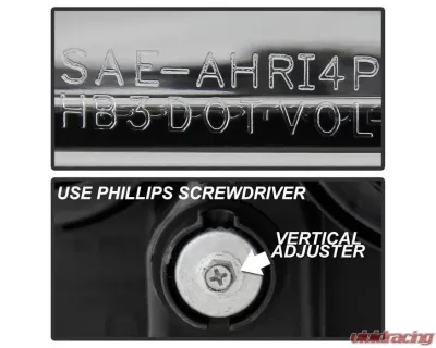 Xtune OEM Right Passenger Side Headlight Toyota 4Runner 2006-2009 - HD-JH-T4R06-OE-R