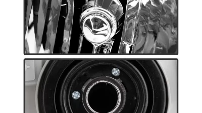 Xtune Chrome Crystal Headlights Toyota Corolla 2003-2006                                     - HD-JH-TC03-AM-C - Image 3