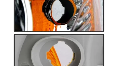 Xtune Chrome Crystal Headlights Toyota Corolla 2003-2006                                     - HD-JH-TC03-AM-C - Image 5