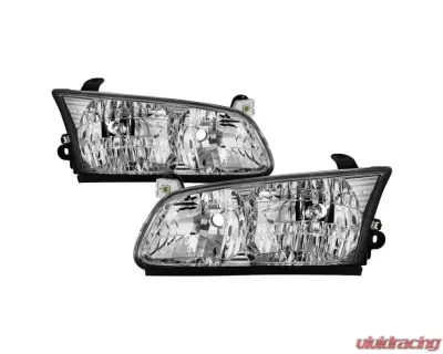 Xtune Chrome OEM Style Headlights Toyota Camry 2000-2001 - HD-JH-TCAM00-C