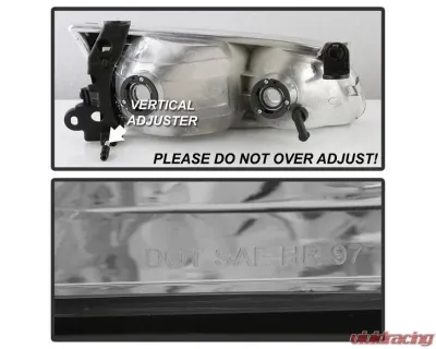 Xtune Chrome OEM Style Headlights Toyota Camry 2000-2001 - HD-JH-TCAM00-C