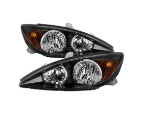 Xtune Black OEM Style Headlights Toyota Camry 2002-2004