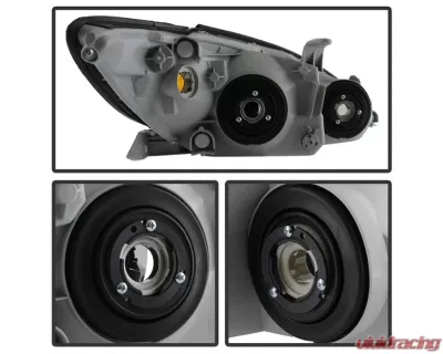 Xtune Black OEM Style Headlights Toyota Camry 2002-2004 - HD-JH-TCAM02-AM-BK