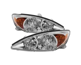 Xtune Chrome OEM Style Headlights Toyota Camry 2002-2004