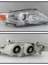 Xtune Chrome OEM Left Driver Side Headlights Toyota Camry 2010-2011                                     - HD-JH-TCAM10-OE-L - Image 2