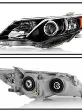 Xtune OE Black SE Halogen Headlight Toyota Camry 2012-2014                                     - HD-JH-TCAM12-OE-BK - Image 2