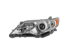Xtune Chrome OEM Left Driver Side Headlight Toyota Camry 2012-2014