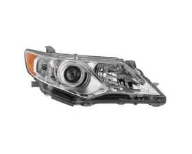 Xtune Chrome OEM Right Passenger Side Headlight Toyota Camry 2012-2014
