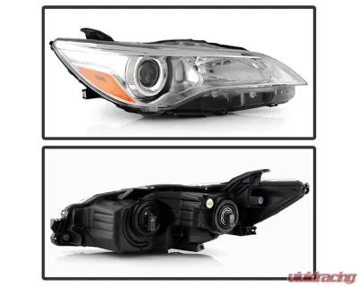 Xtune Chrome OE Style Right Passenger Side Headlights Toyota Camry 2015-2017 - HD-JH-TCAM15-OE-R